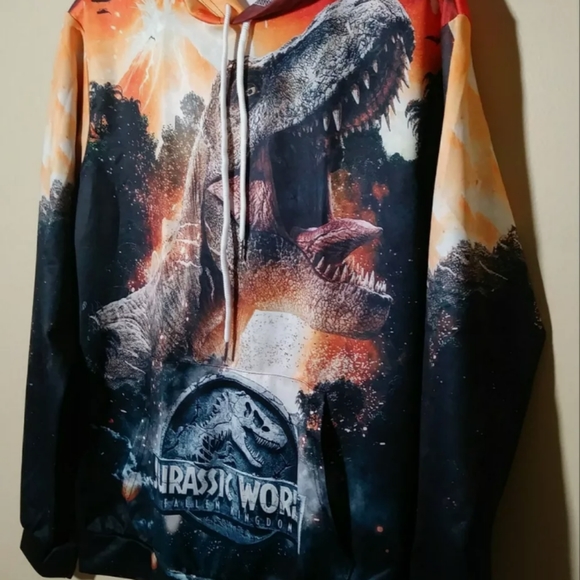 Cosplay Men's Size Small Multicolored 3D Graphic Hoodie Sweatshirt - Picture 3 of 8